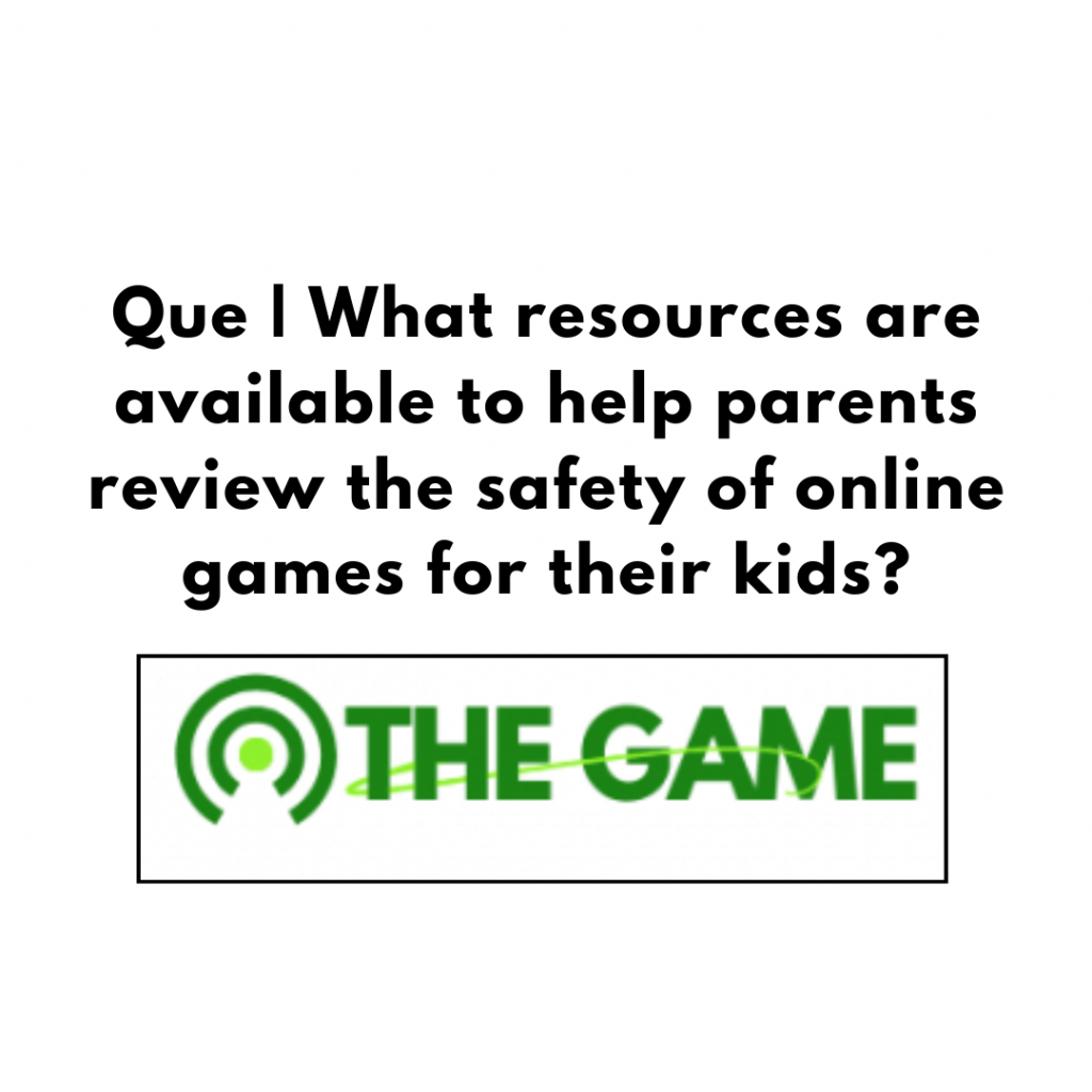 What resources are available to help parents review the safety of online games for their kids?